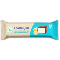 Конфеты, Голицин 30 г 24 шт Суфле птичка снежная на фруктозе коробка