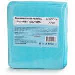 Пеленки впитывающие, ЭлараКидс Эконом №30 р. 60смх90см