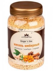 Кисель 250 г Алтайфлора имбирный с корицей и облепихой