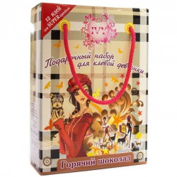 Набор подарочный, 250 мл + 250 мл АЙВИ №1046 Горячий шоколад шампунь + блеск-лосьон для тела