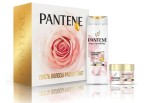 Набор подарочный, Pantene Pro-v (Пантин про ви) 300 мл + 160 мл Роуз Мираклс шампунь объем от корней до кончиков + маска для волос длинные и густые биотин розовая вода коробка