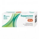Кардиолип, табл. п/о пленочной 10 мг №30