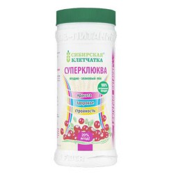 Клетчатка 280 г Сибирская Суперклюква