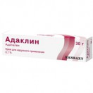 Адаклин, крем д/наружн. прим. 0.1% 30 г №1