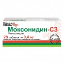 Моксонидин-СЗ, табл. п/о пленочной 0.4 мг №28