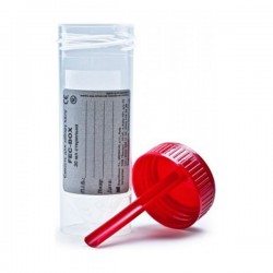 Контейнер для анализов мокроты и кала со шпателем 30 мл