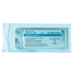 Шовный материал Армален 3/0 режущая игла 16 мм 3/8 1 шт. 75 см