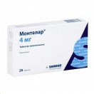 Монтелар, табл. жев. 4 мг №28