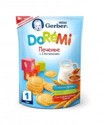 Печенье, Gerber (Гербер) 180 г 6 шт Дореми