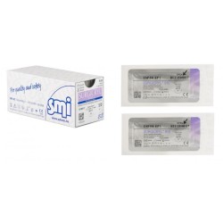 Шовный материал SMI AG Сургикрил 910 игла колющая HR 17 мм 1/2 р. 5/0 (1) 12 шт. 75 см