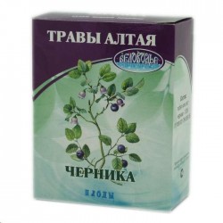 Черники плоды Травы Алтая сырье 25 г