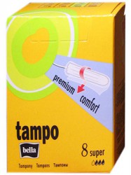 Тампоны Bella супер премиум комфорт без аппликатора 8 шт.