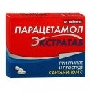 Парацетамол Экстратаб, табл. 500 мг+150 мг №10