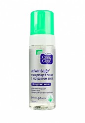 Пенка для лица Clean&Clear Эдвантидж быстрый эффект очищающая алоэ 150 мл